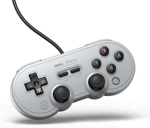 8BitDo SN30 Pro USB gamepad - Gray edition 82AD