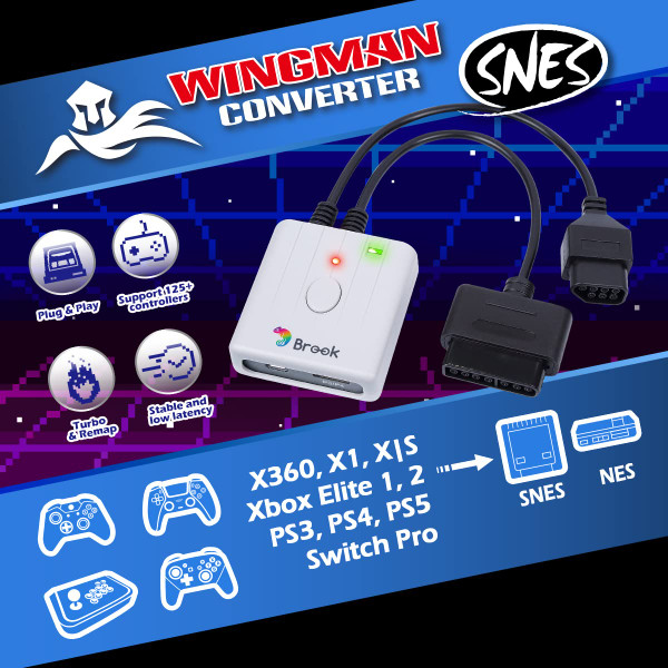 Wingman SNES - AIO controller adapter for NES / SNES