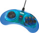 Retro-Bit SEGA Mega Drive 6 Button Pad with USB - Blue