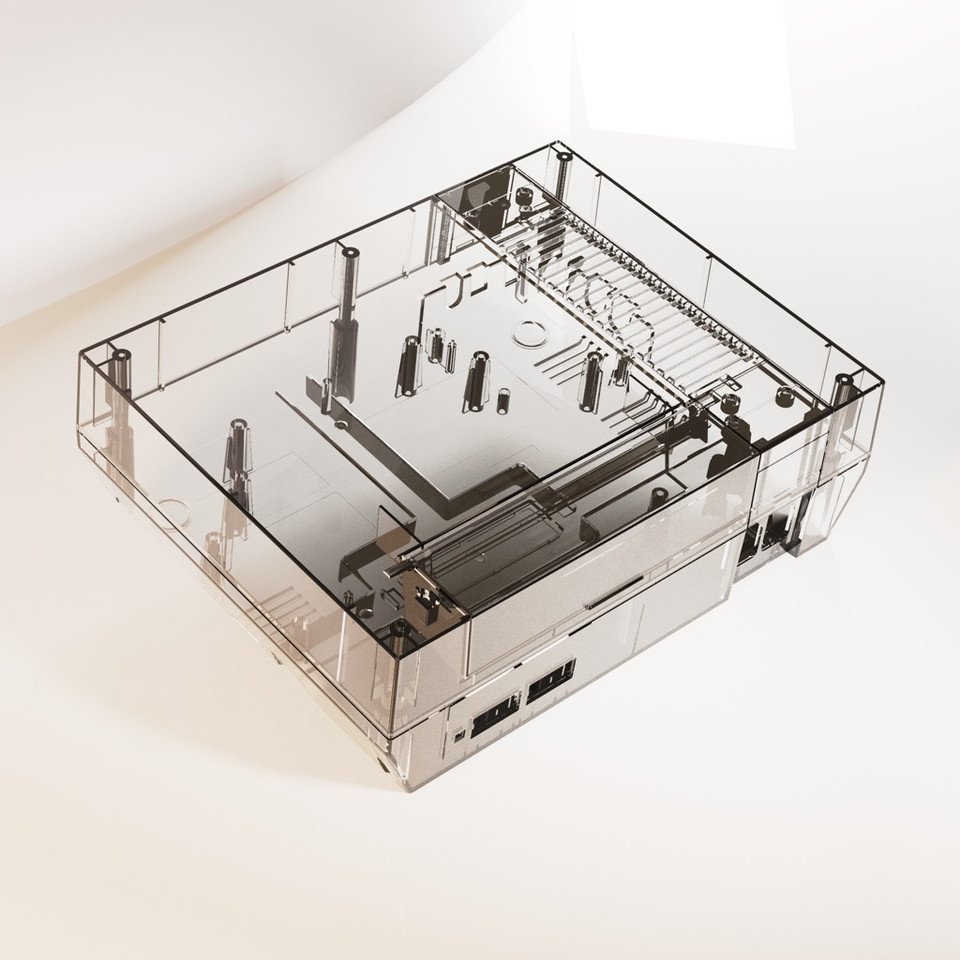 NES Replacement Shell (Transparent Clear)