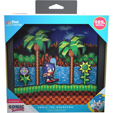 ソニック ピクセル フレーム Pixel Frame 飾り 海外限定 ソニック ピクセル フレーム Pixel Frame 飾り 海外限定