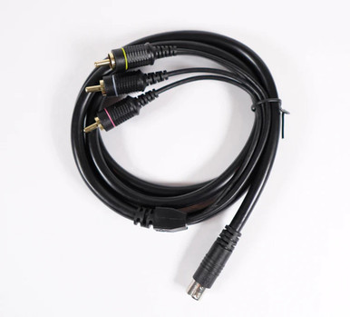Retro Frog 75 Ohm Mini Coax Gold Plated AV Cable - Mega Drive 2