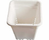 12"x12" Square White Pot, 12" T - 1