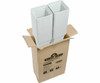 7"x7" Square White Pot, 9" Tall, 50 per case