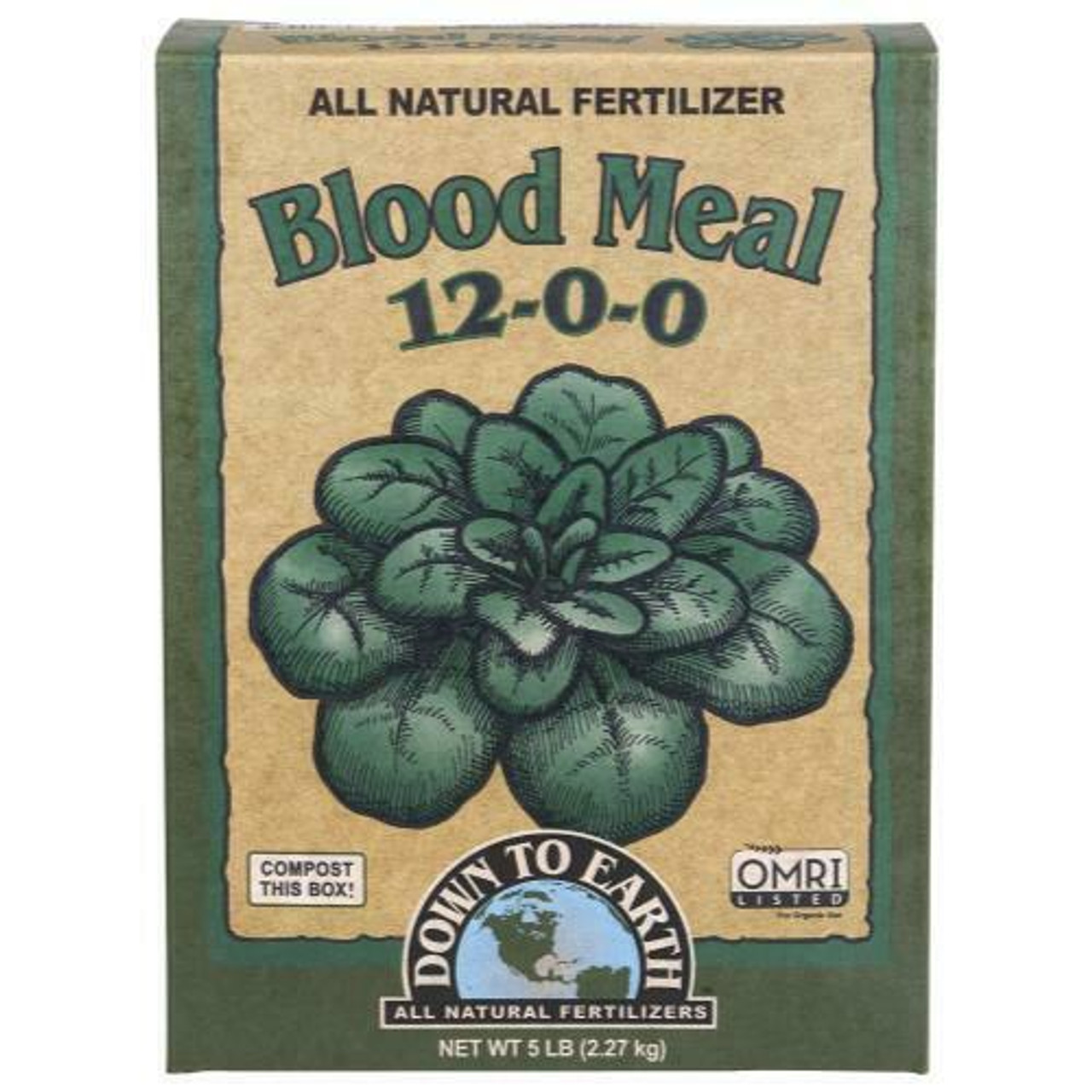 Down To Earth Blood Meal - 5 lb - 1