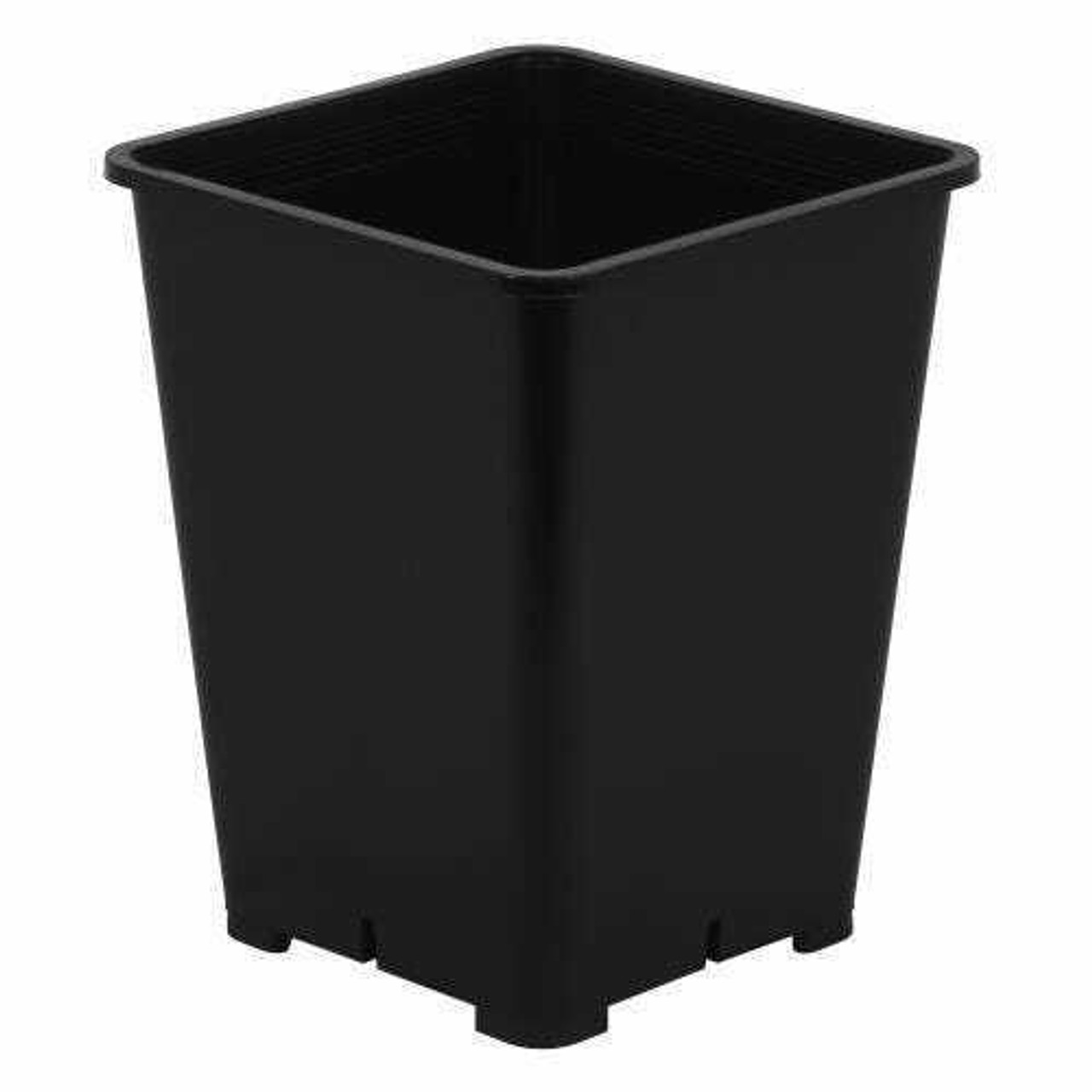 Gro Pro Premium Black Square Pot 6 in x 6 in x 8 in - 1