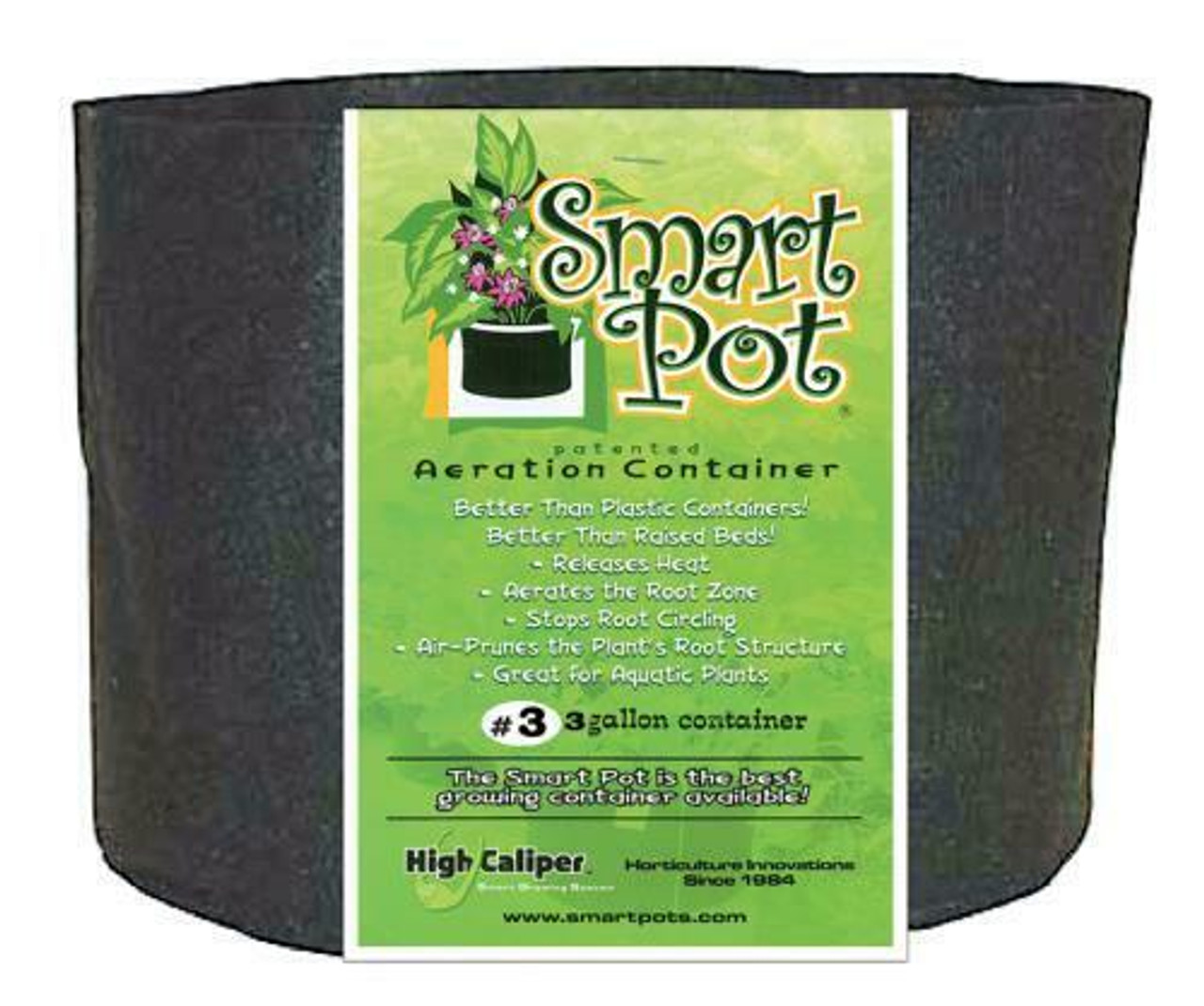 Smart Pot Black 3 Gallon