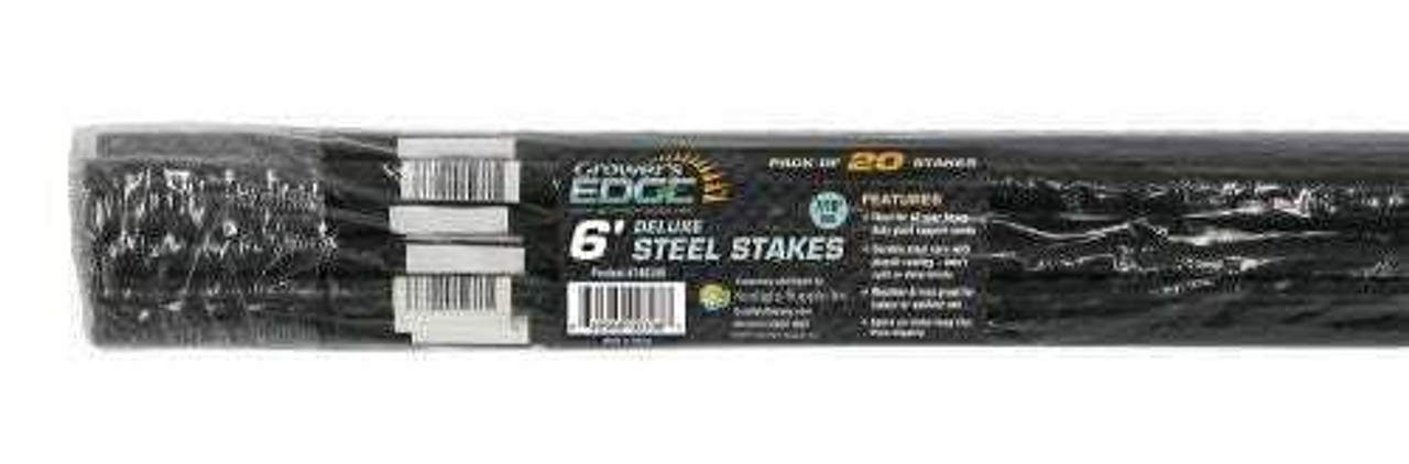 Grower's Edge Deluxe Steel Stake 7/16 in Diameter 6 ft (Sold Individually) Must buy 20 (Freight/In-Store Pickup Only)
