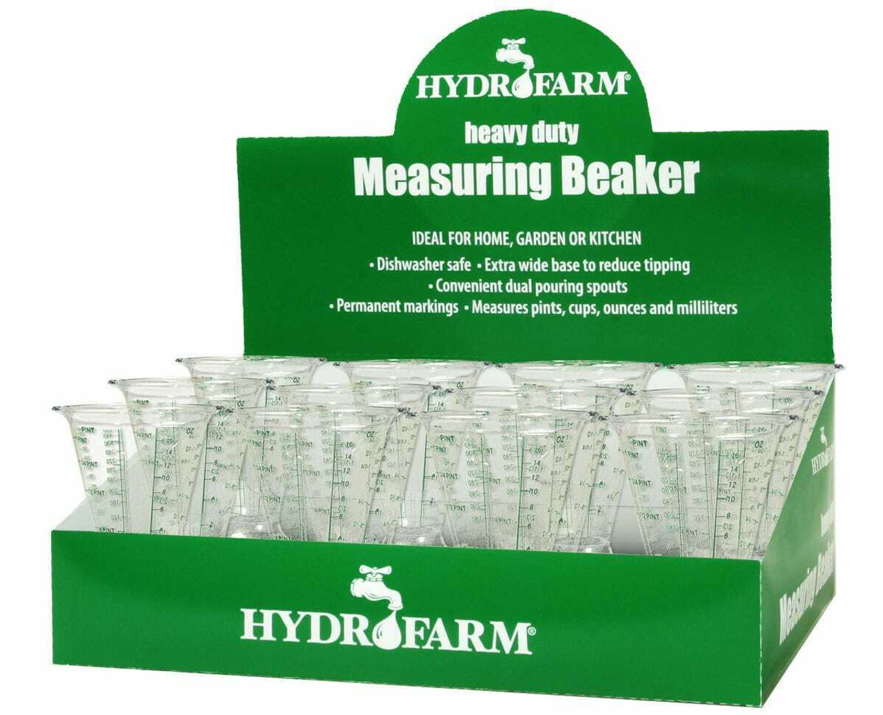Hydrofarm Measuring Beaker, case of 12 - 1