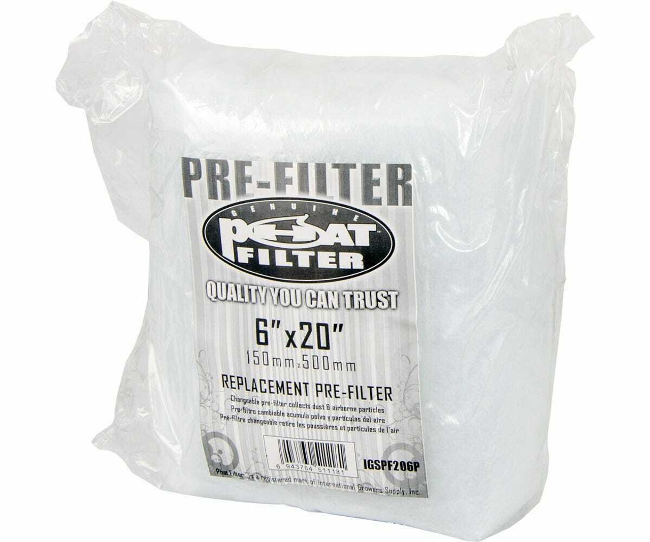 Phat Pre-Filter 20x6
