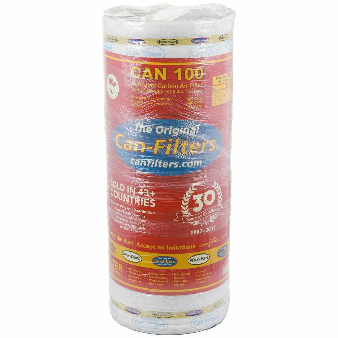 Can-Filter 100 w/ out Flange 840 CFM (Freight/In-Store Pickup Only)