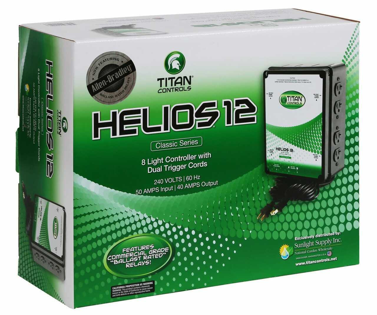 Titan Controls Helios 12 - 8 Light 240 Volt Controller w/ Dual Trigger Cords - 1