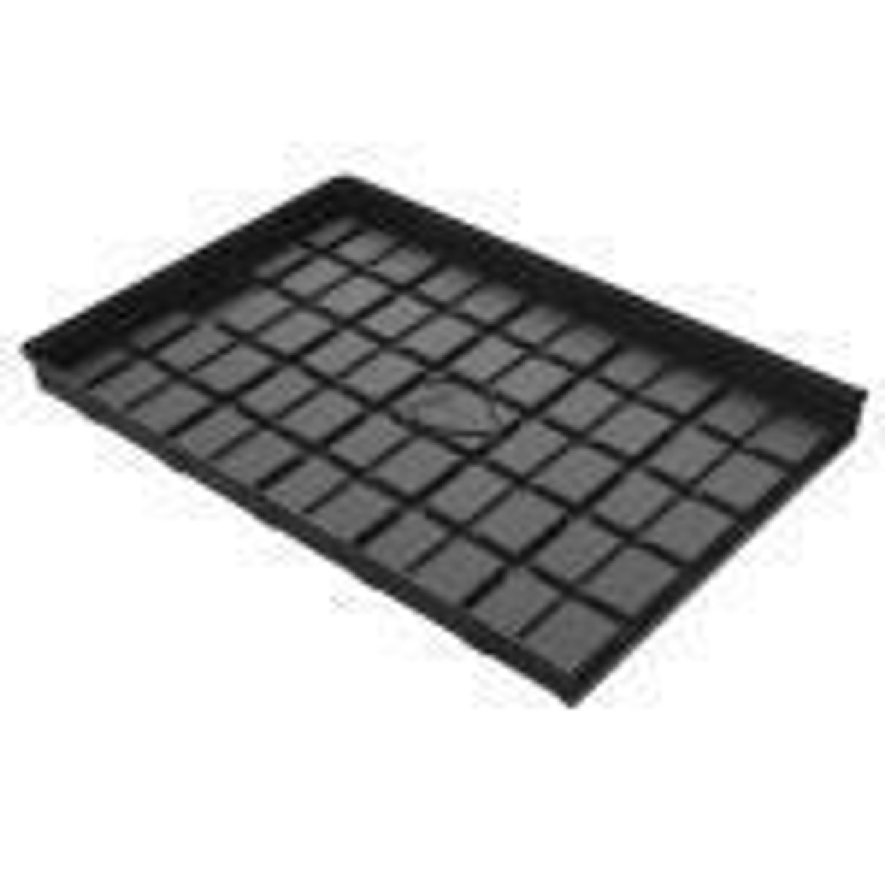 Botanicare 4' Black ABS Drain Tray - 1