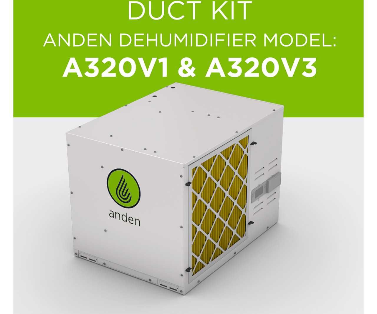 Anden Duct Kit for Anden Dehumidifier Model A320V1 & A320V3