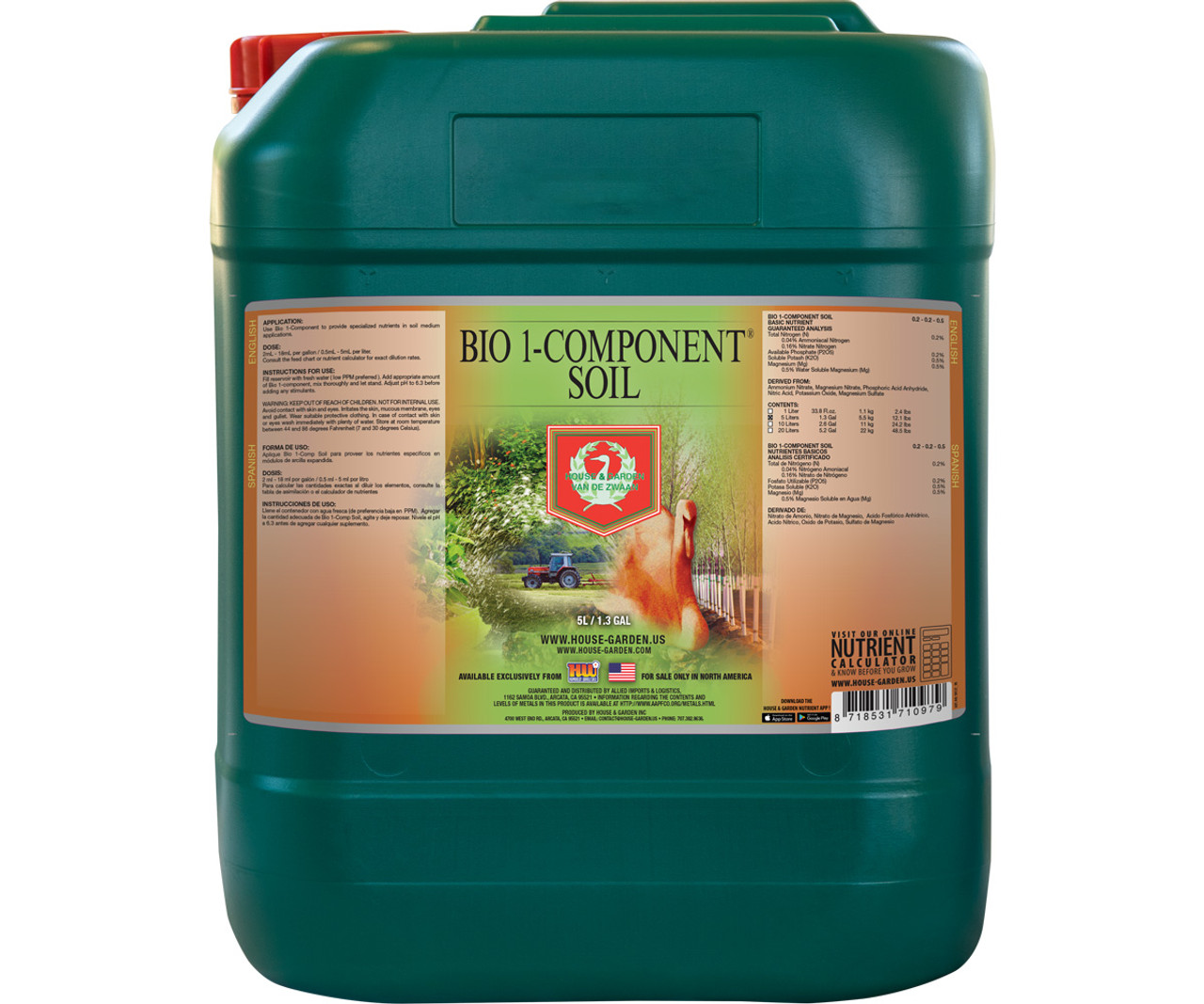 House & Garden Bio 1-Comp -- 5L