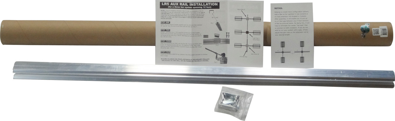 Light Rail 5, 4 foot auxilary rail