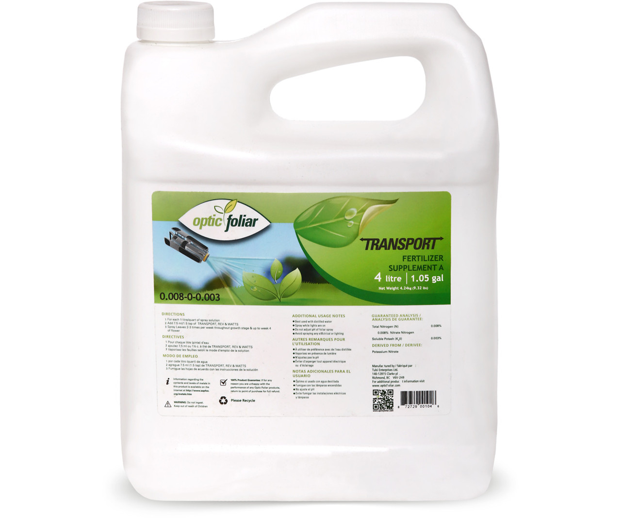 Optic Foliar TRANSPORT, 4 L