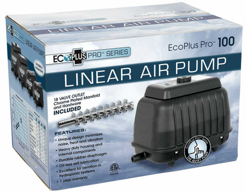 EcoPlus Pro 100 Linear Air Pump 2200 GPH - 1