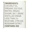 Chosen Foods - Coconut Oil Mayo - Case of 6 - 12 fl oz. Chosen Foods - Coconut Oil Mayo - Case of 6 - 12 fl oz.