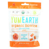 Yumearth Organics - Licorice - Peach - Case of 12 - 5 oz.
