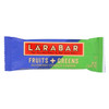 Larabar - Original Fruit and Nut Bar - Fruits and Greens - Case of 15 - 1.24 oz.