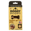 Doggy Delirious - Dog Treats - Peanut Butter Bones - Case of 12 - 1.5 oz.