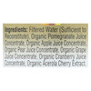 Lakewood - Organic Juice - Pomegranate with Cranberry - Case of 6 - 32 fl oz.
