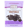 Creative Snacks - Pretzels - Dark Chocolate - Case of 12 - 7 oz.