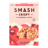 Smashmallow Marshmallow Rice Treats - Smashcrispy Strawberries & Cream - Case of 8 - 6/1.15 oz Smashmallow Marshmallow Rice Treats - Smashcrispy Strawberries & Cream - Case of 8 - 6/1.15 oz