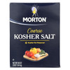 Morton Coarse Kosher Salt  - Case of 12 - 48 OZ