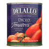 Delallo Imported Italian Diced Tomatoes  - Case of 12 - 28 OZ Delallo Imported Italian Diced Tomatoes  - Case of 12 - 28 OZ