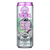 Zola - Sparkling Water Blck Cuc - Case of 12 - 12 FZ