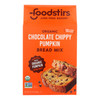 Foodstirs Organic Chocolate Chippy Pumpkin Bread Mix - Case of 6 - 20.5 OZ