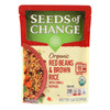 Seeds Of Change - Rice Red Beans Brown - Case of 12 - 8.5 OZ Seeds Of Change - Rice Red Beans Brown - Case of 12 - 8.5 OZ