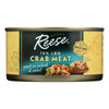 Reese - Fancy Crabmeat 15% Leg Can - Case of 12 - 6 OZ
