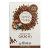 One Degree Organic Foods - Crl Sprtd Cacao O's - Case of 6 - 10 OZ