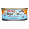 Sophie's Kitchen Black Pepper Vegan Toona  - Case of 12 - 6 OZ