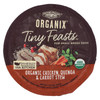 Castor & Pollux Wet Dog Food Organix Tiny Feasts Chicken Quinoa & Carrot Stew  - Case of 12 - 3.5 OZ