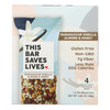 This Bar Saves Lives - Bar Madagascar Vanilla Almond and Honey 4 Pack - Case of 8 - 5.64 oz.