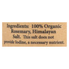 Himalasalt Organic Rosemary Himalayan Salt  - Case of 6 - 6 OZ Himalasalt Organic Rosemary Himalayan Salt  - Case of 6 - 6 OZ