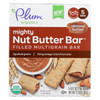 Plum Organics Plum Tots Bars Tots Snacks Almond Butter - Case of 8 - 5/.67 OZ