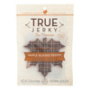 True Jerky Maple Glazed Pepper Turkey Jerky - Case of 8 - 2.25 OZ
