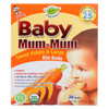 Baby Mum Mum Organic Baby Teeth Rice Rusk Organic Rick Snack With Sweet Potato And Carrot Flavor  - Case of 6 - 1.76 OZ