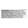 Plum Organics Plum Tots Tots Snacks Plum Banana Bean Straw - Case of 6 - 4 OZ Plum Organics Plum Tots Tots Snacks Plum Banana Bean Straw - Case of 6 - 4 OZ
