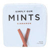 Simply Gum Cinnamon Mints  - Case of 6 - 30 CT Simply Gum Cinnamon Mints  - Case of 6 - 30 CT
