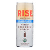 Rise Brewing Co. Classic Latte Nitro Cold Brew Coffee, Classic Latte - Case of 12 - 7 FZ Rise Brewing Co. Classic Latte Nitro Cold Brew Coffee, Classic Latte - Case of 12 - 7 FZ