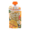 Happy Tot Super Smart Organic Bananas, Mangos, & Spinach + Coconut Milk  - Case of 16 - 4 0Z Happy Tot Super Smart Organic Bananas, Mangos, & Spinach + Coconut Milk  - Case of 16 - 4 0Z