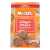 Mi-Del's Original Flavored Ginger Snaps Cookies  - Case of 8 - 10 OZ Mi-Del's Original Flavored Ginger Snaps Cookies  - Case of 8 - 10 OZ