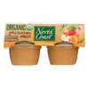 North Coast Organic Apple Sauce With Apricot  - Case of 12 - 4/4 OZ North Coast Organic Apple Sauce With Apricot  - Case of 12 - 4/4 OZ