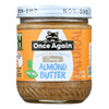 Once Again Roasted Almond Butter - Case of 6 - 12 OZ